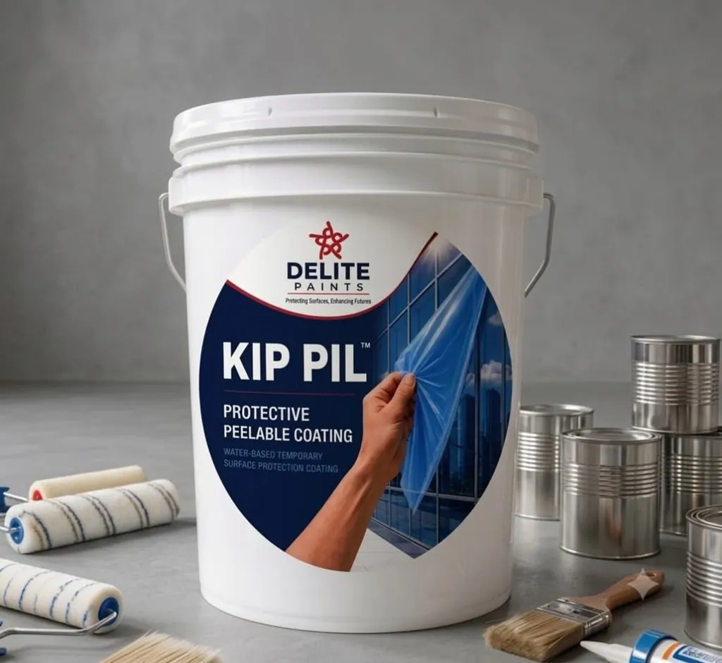 Bucket of KIP Protective Peelable Coating - High Quality manufactured by Delite Paints